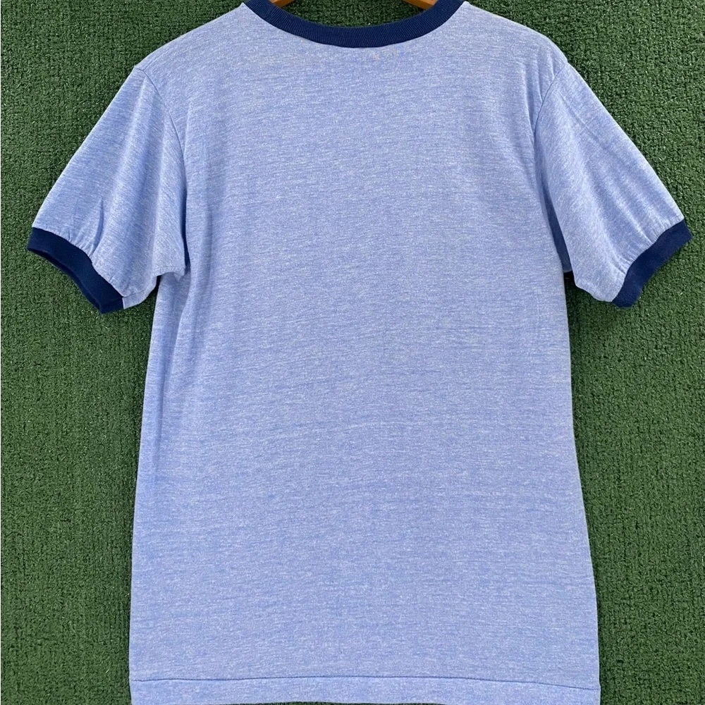Vintage 80’s HIS Single Stitch Tri-Blend Ringer T-Shirt Men’s Size Small